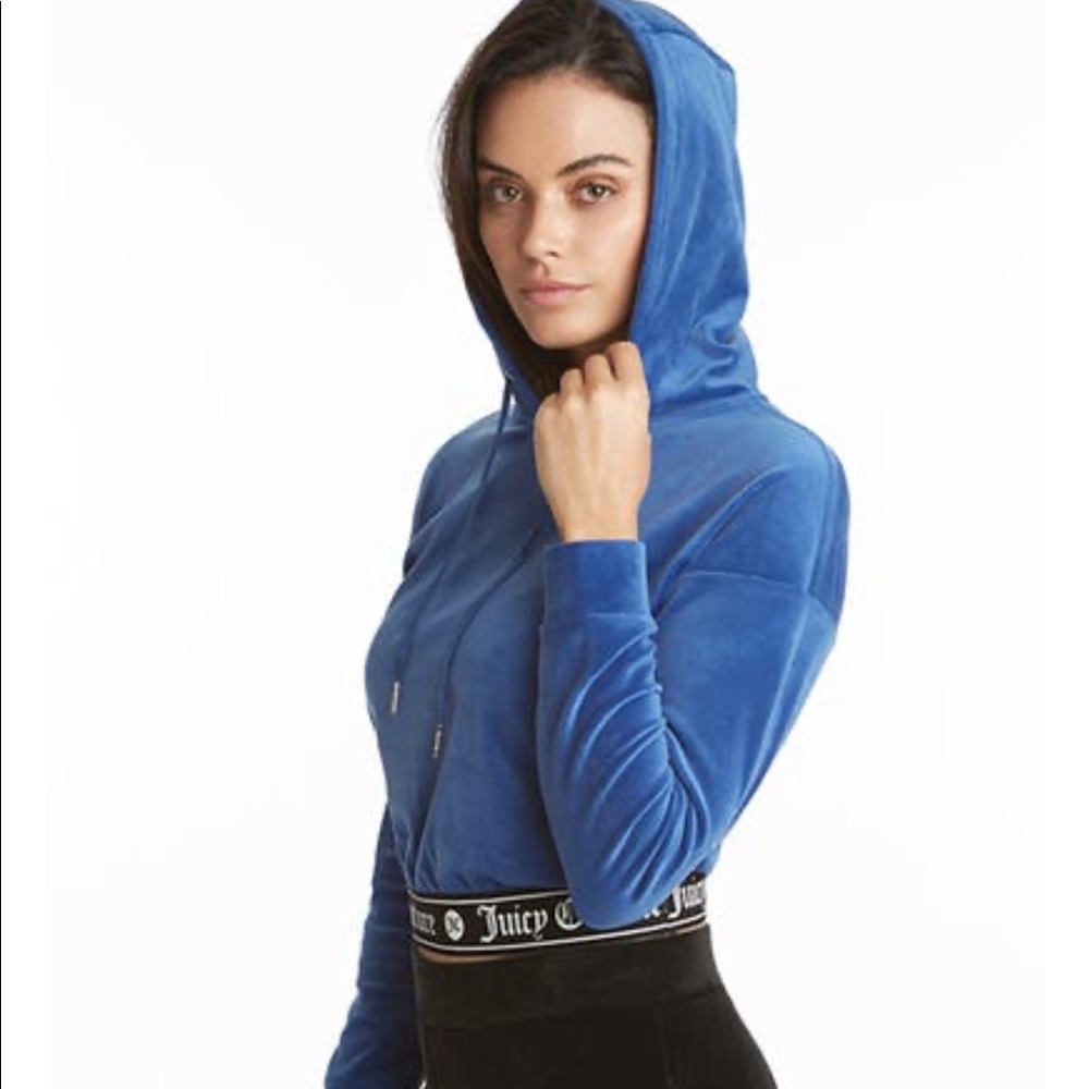 Juicy Couture Signature Cropped Pullover (…